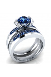 Blue Bloom ring