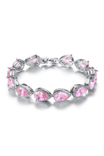 Pink Austrian bracelet