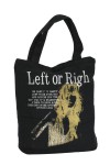 LEFT OR RIGHT canvas beach bag.