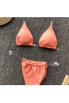 Bikini Orange avec liens transparents