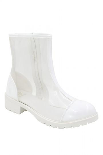 Boots transparentes blanche