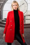 Chic fitted red jacket