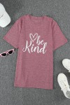 T-shirt graphique rose