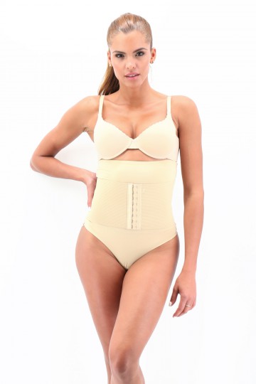 Gaine silhouette parfaite beige