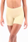 Short effet remonte-fesses beige