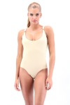 Beige invisible shaping bodysuit