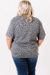 Tee-shirt léopard blondie gris