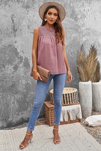 Old pink lace blouse