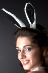 Diadema con orejas de conejo