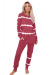 Pijama Tie & Dye rojo y blanco