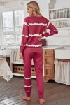 Pyjama Tie & Dye rouge et blanc