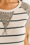 Leopard and sailor t-shirt and shorts set