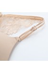 Ensemble lingerie soutien-gorge effet top et culotte, chair