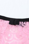 Pink 3-piece set with garter belt