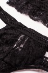 2 piece lace high waist panty set