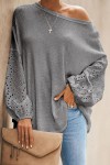 Gray casual sweater