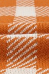 Robe pull à carreaux orange