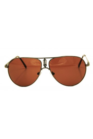 Brown sunglasses.
