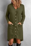 Buttoned green cardigan