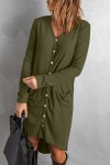 Buttoned green cardigan