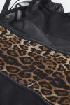 Conjunto de lencería de 2 piezas con estampado de leopardo