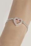 HEART rhinestone bracelet