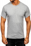 Basic gray t-shirt for men
