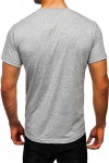 Basic gray t-shirt for men