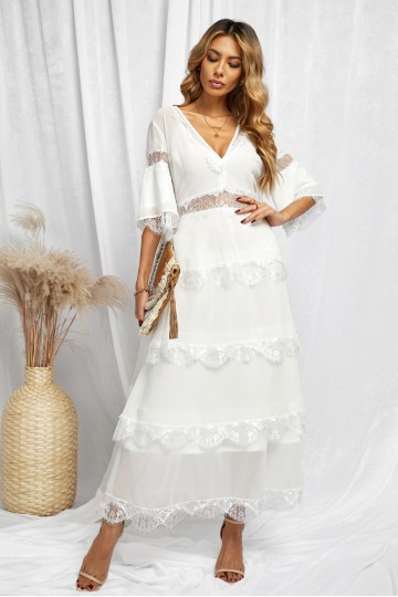 Pianpianzi Open Back Dress Wedding Guest Dresses Petite, 49% OFF