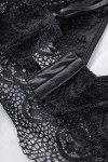 2-piece black lace set