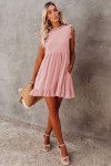 Pink babydoll dress