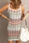 Multicolor fitted dress