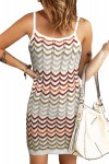 Multicolor fitted dress