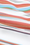 Rainbow striped beachwear