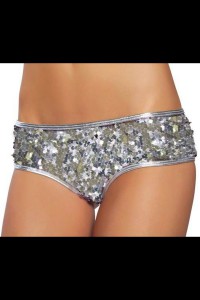 Sequined shorty