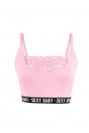Sexy baby pink bra