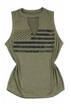 Green tank top with cutouts