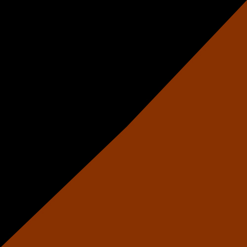 negro y marrón